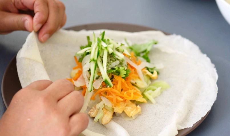 高麗菜春捲食譜