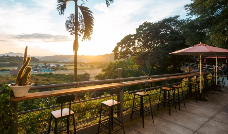 桃園咖啡廳海景