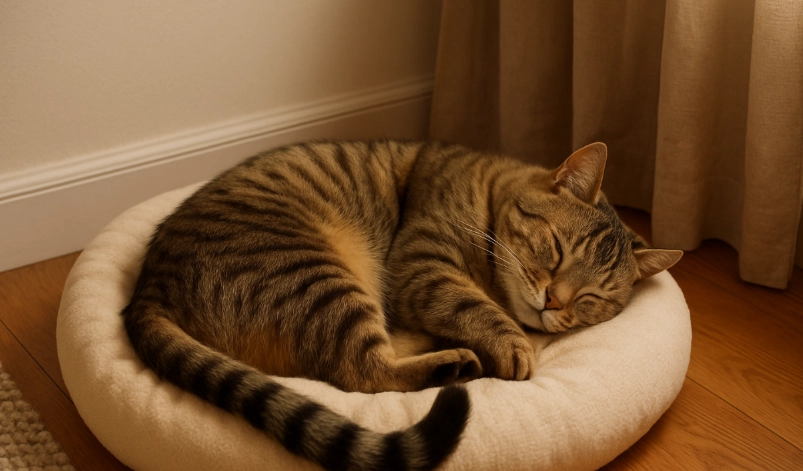 貓咪躺著甩尾巴代表什麼？專家解讀尾巴語言與情緒秘密