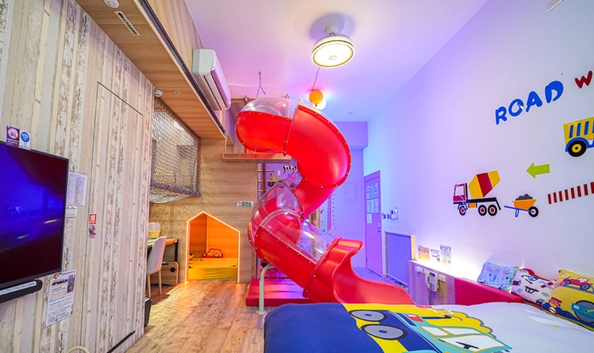 台中親子民宿溜滑梯推薦：5間熱門住宿與避坑指南