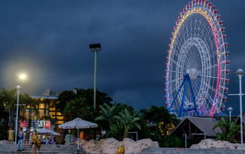 麗寶樂園夜間遊玩