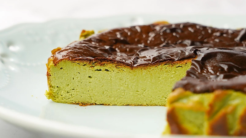抹茶巴斯克蛋糕 食譜