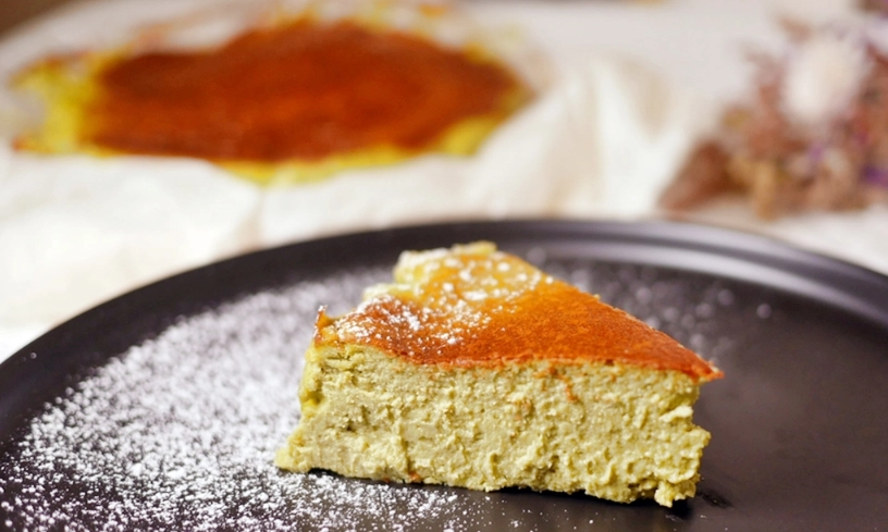 零失敗！抹茶巴斯克乳酪蛋糕氣炸鍋食譜與秘訣大公開