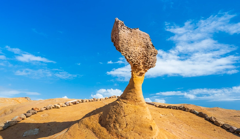 野柳地質公園的馬爾濟斯特徵是什麼？蕈狀岩形成原因與必看奇岩全攻略