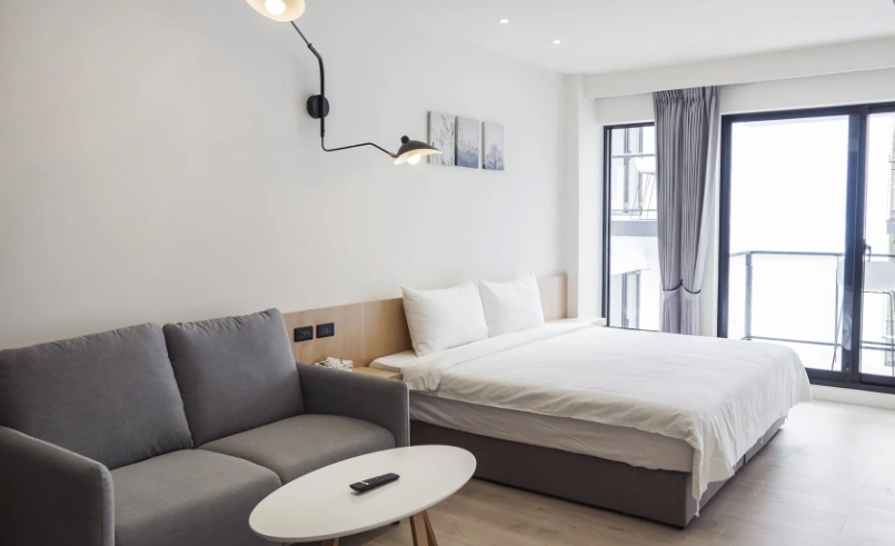 正面海景 雙床房