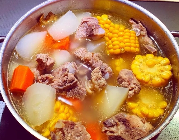 蘿蔔排骨湯 止咳