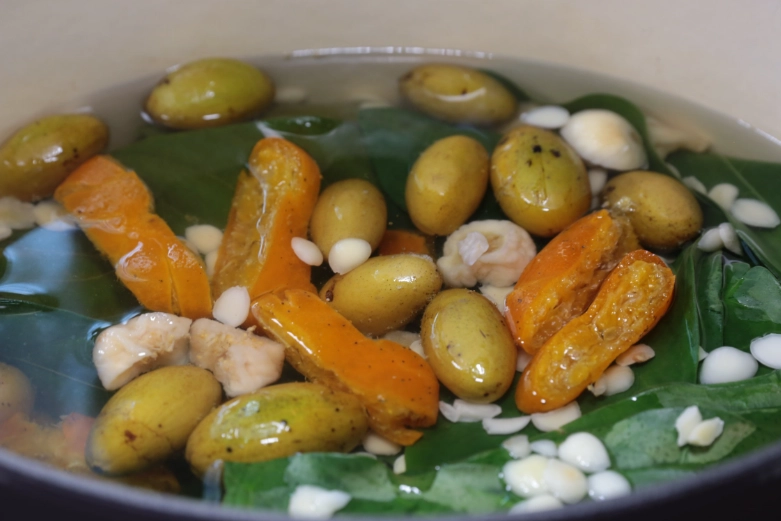 青欖桔餅蘋果湯 功效