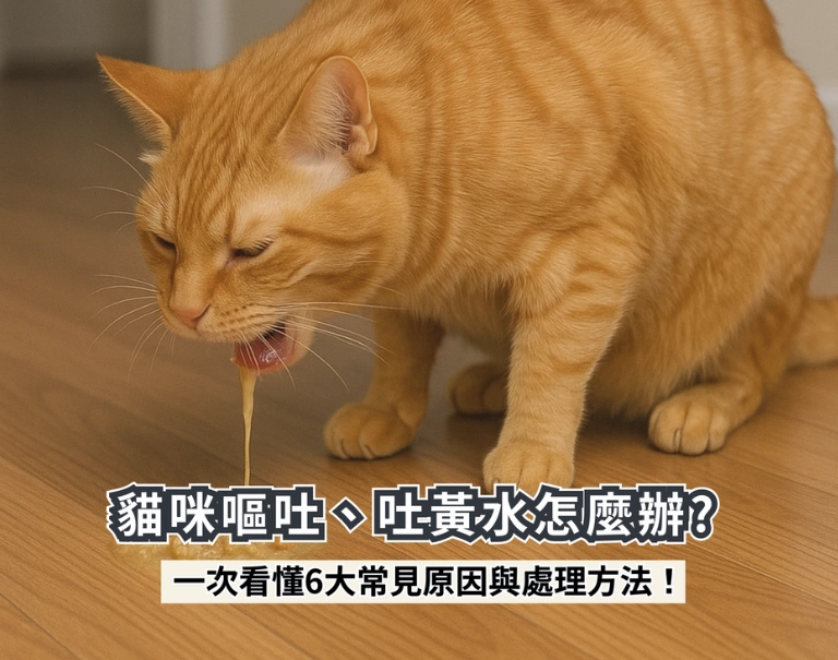 貓咪吐黃水怎麼辦？獸醫解析原因、緊急處理與預防方法