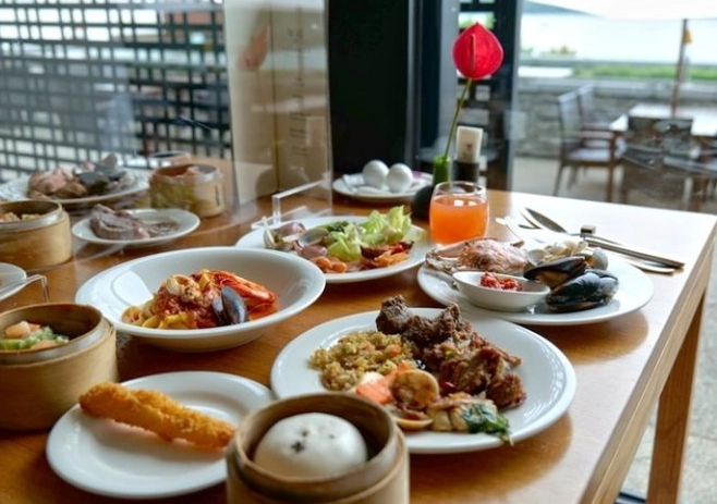 日月潭午餐