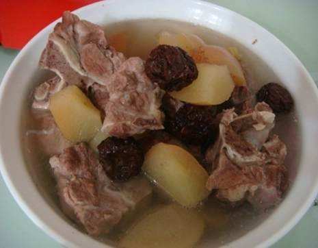 黑棗排骨湯功效