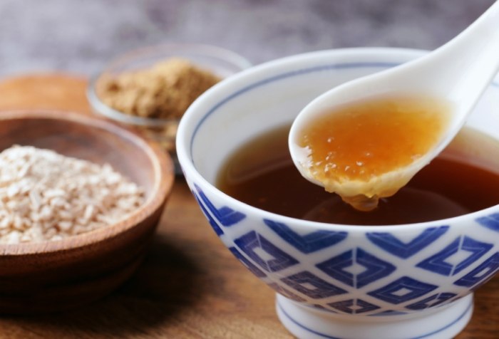 蓮藕粉牛奶做法