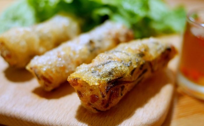 傳統炸春捲做法