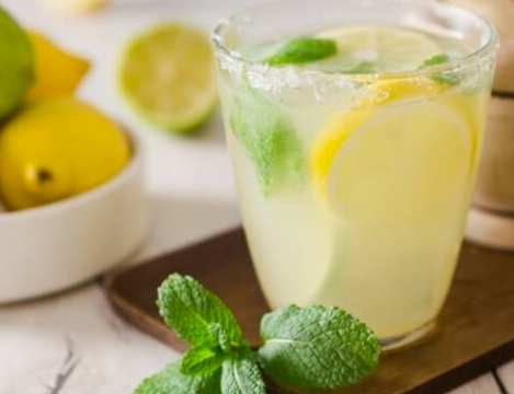 自製紫蘇薄荷檸檬茶