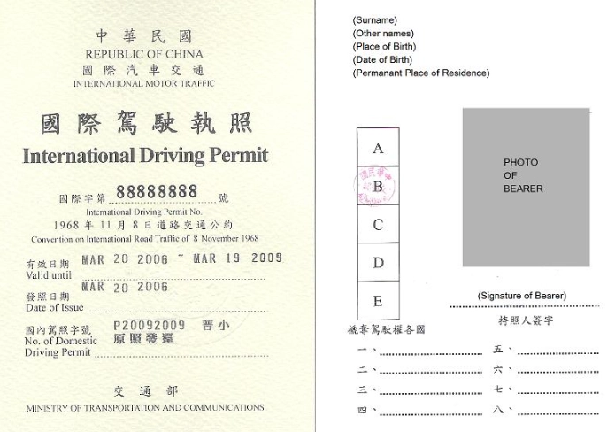 國際駕照申請台灣