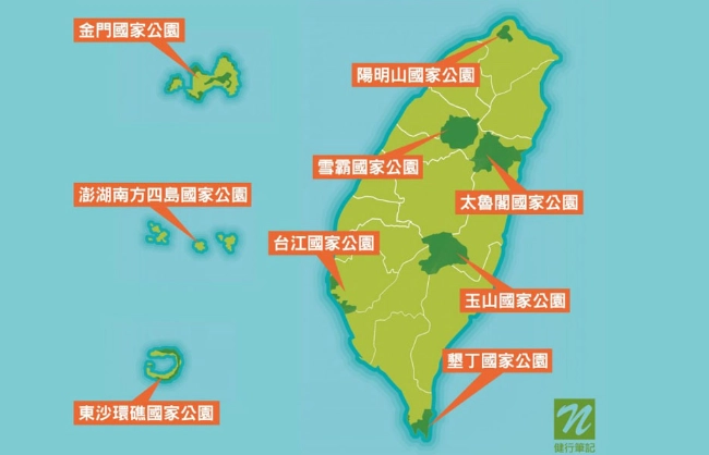 台灣國家公園推薦