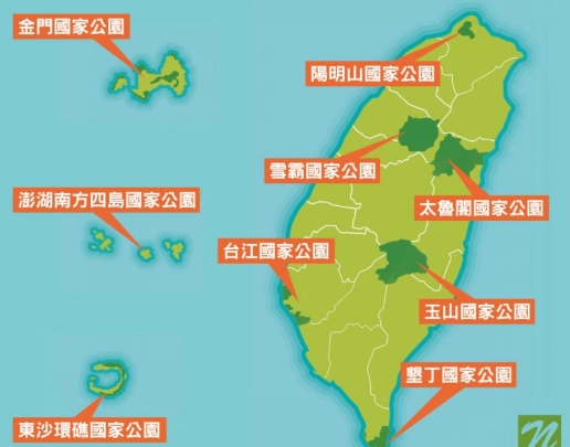 國家公園面積大小