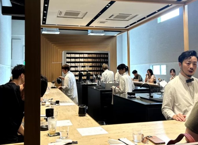 日本岡山咖啡廳