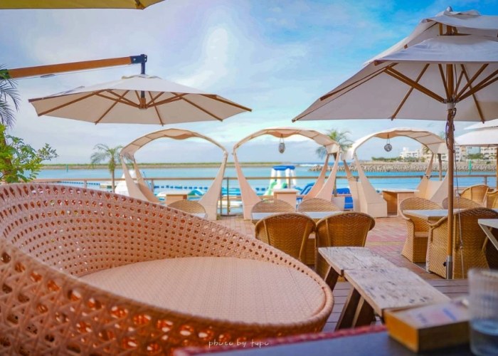 安平咖啡廳海景