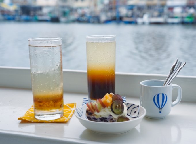 安平咖啡廳海景