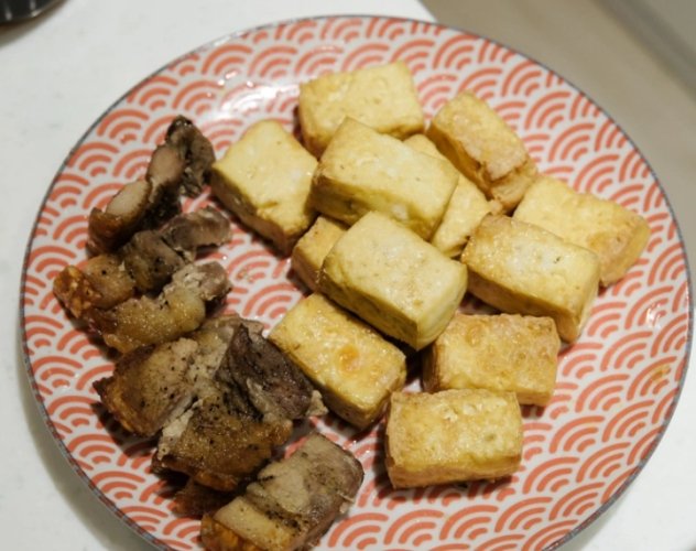 氣炸鍋板豆腐食譜