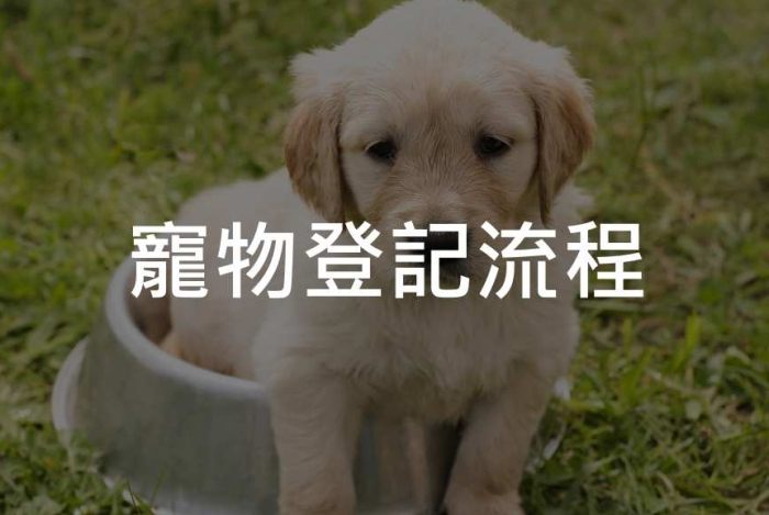 寵物登記證申請流程