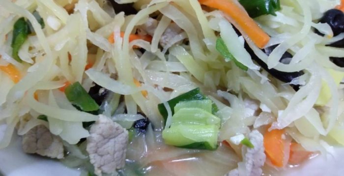 青木瓜炒肉絲食譜