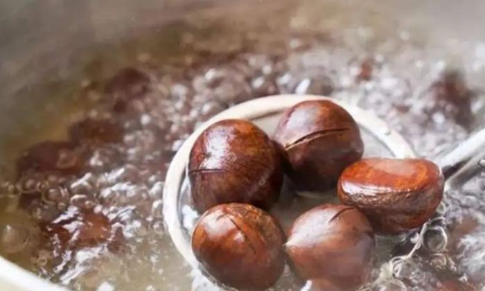 快速剝栗子皮