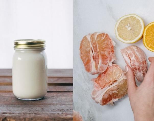 自製柚子優酪乳