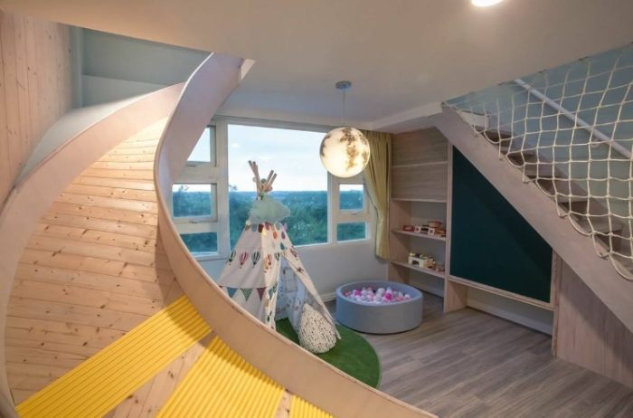 溜滑梯民宿台中