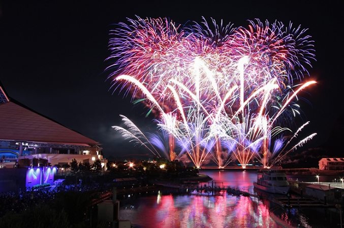 橫濱八景島煙火表演