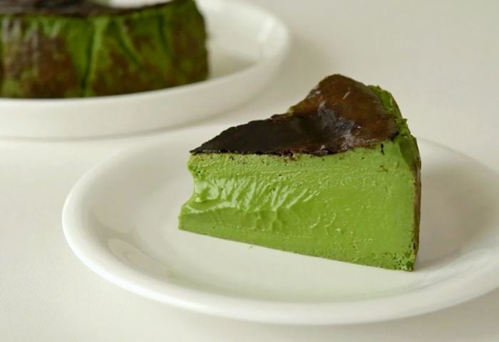 抹茶巴斯克蛋糕做法