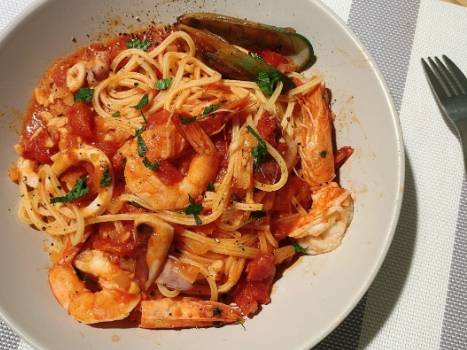 番茄海鲜意大利面热量