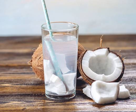 椰子水檸檬飲品