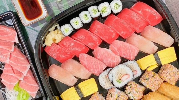 生魚片壽司選擇