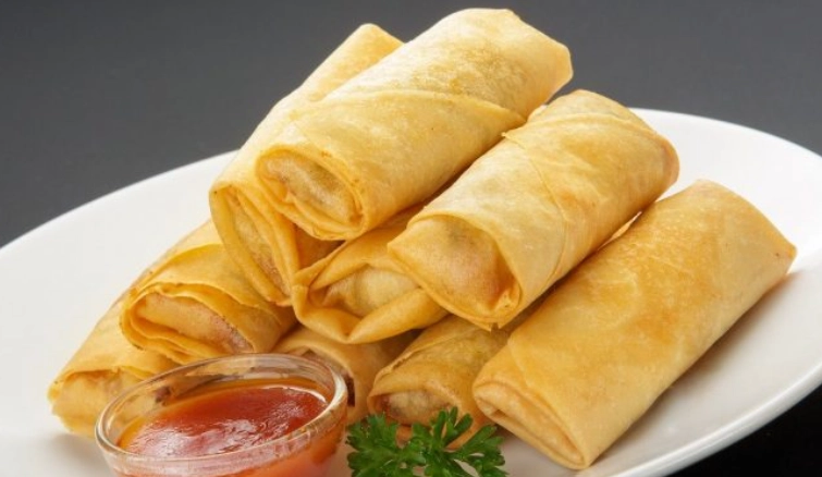冷凍春捲料理