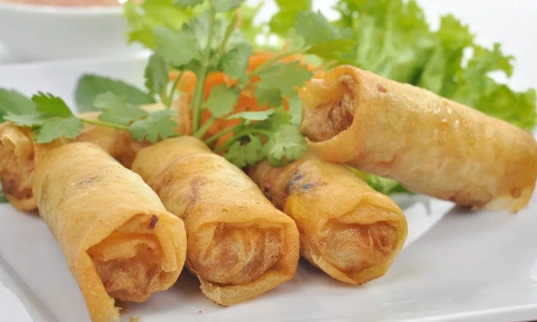 氣炸鍋春捲做法