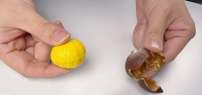 剝栗子殼技巧