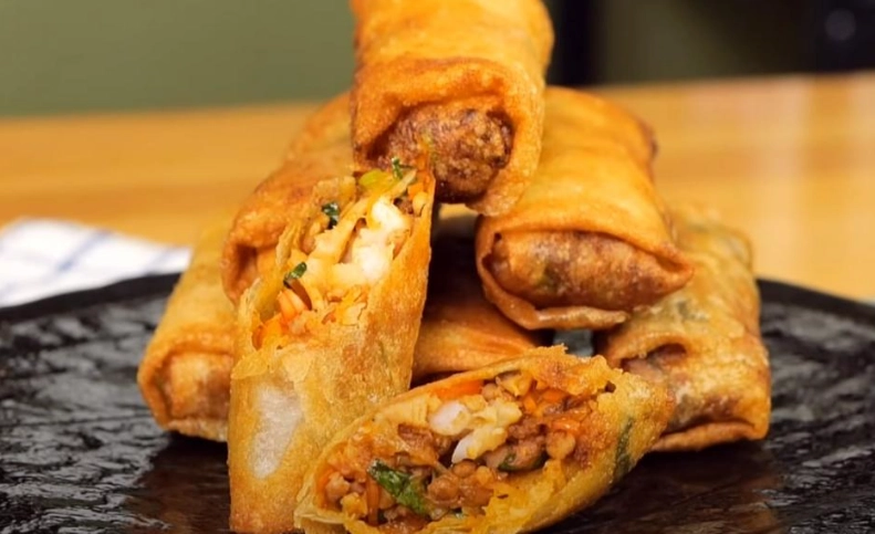 炸春捲冷凍方法