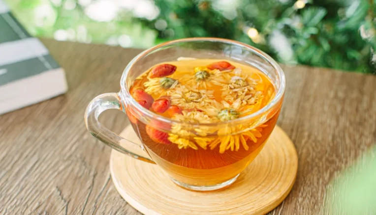 菊花金銀花杞子茶