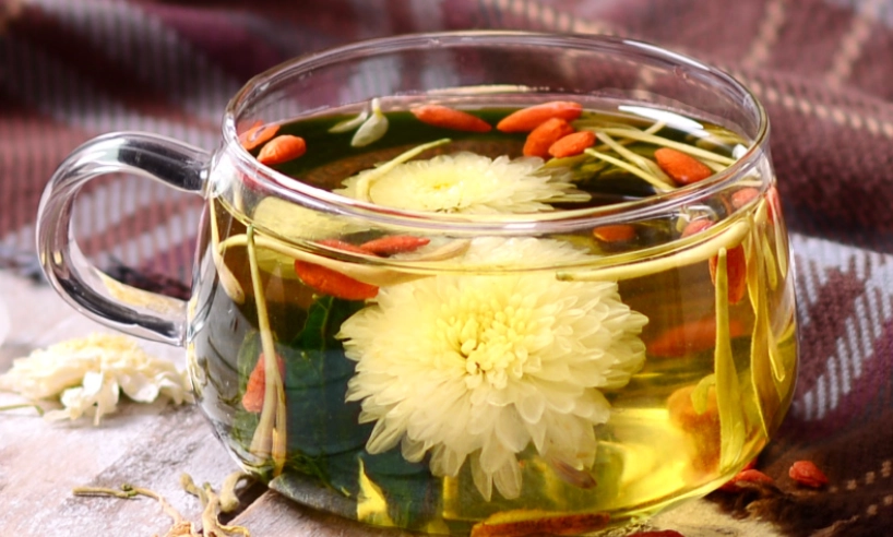 金银花菊花杞子茶功效