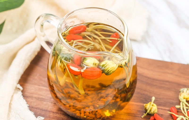 金银花菊花杞子茶功效