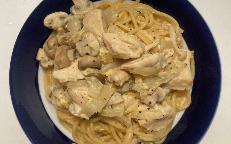 低熱量白醬義大利麵