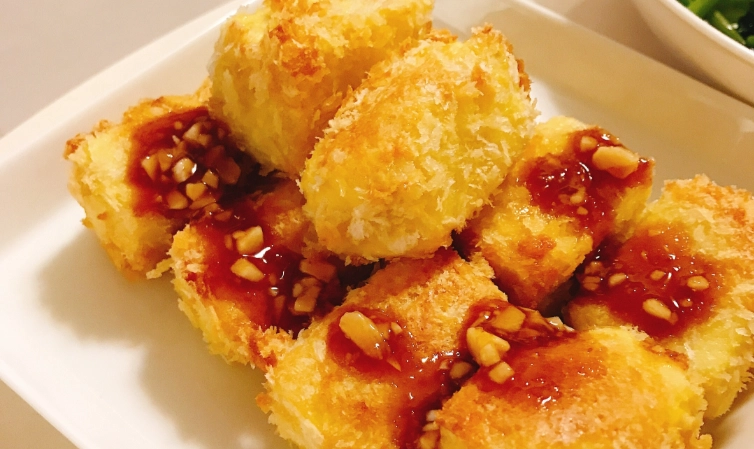 氣炸豆腐蛋食譜