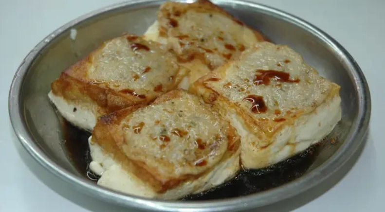 台灣魚肉煎釀豆腐