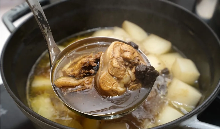 菜脯蘿蔔雞湯 做法