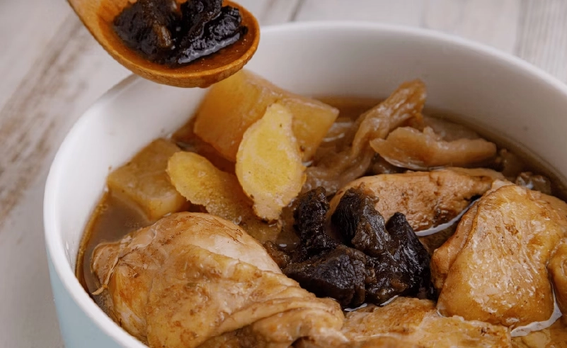菜脯雞肉湯 做法