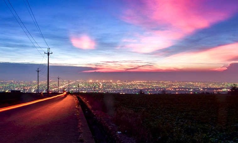 台灣月老廟夜景