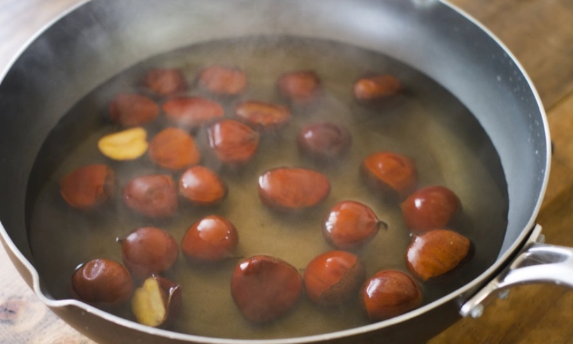 新鮮栗子煮法