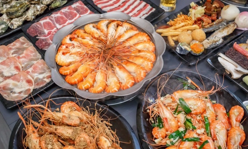 流水蝦自助餐價格