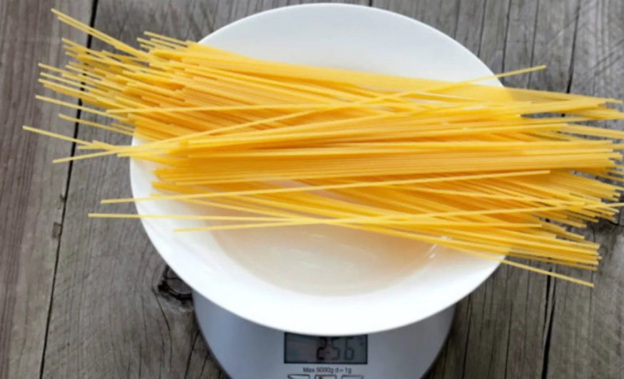義大利麵份量測量